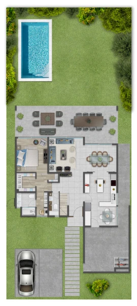 Casa Tipo A - Nivel 1
