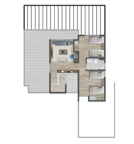 Casa Tipo A - Nivel 2
