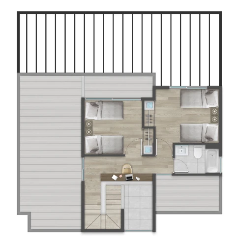 Casa Tipo A1 - Nivel 2